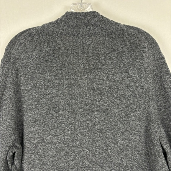 Croft & Barrow 1/4 zip Sweater blend of Gray Size L TALL - Picture 5 of 8